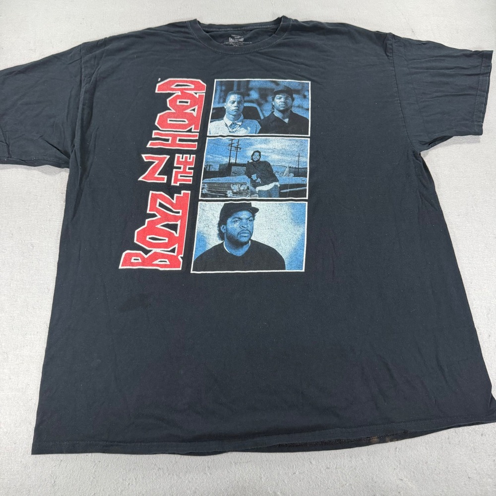 Boyz N The Hood Graphic T Shirt 2XL Black Ice‎ Cube Movie Streetwear Tee